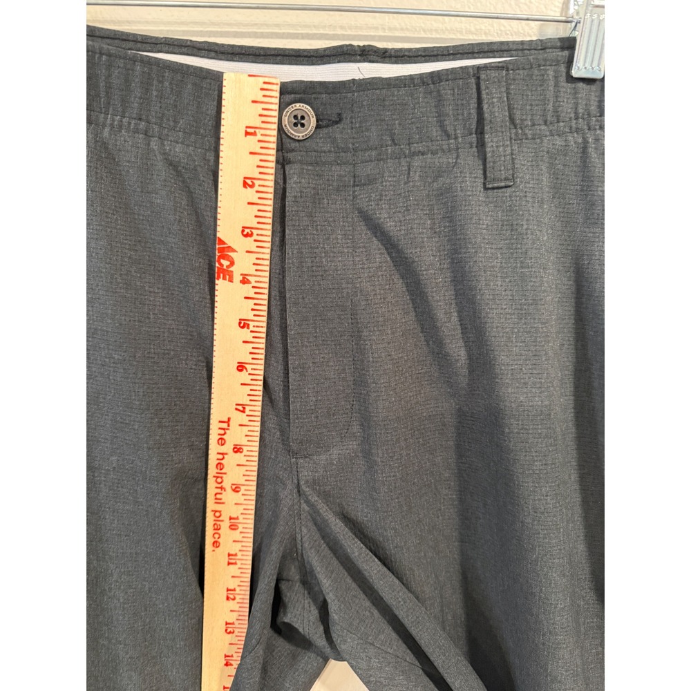 Under Armour Mens Golf Pants Charcoal Gray Heathered 36x34 Straight Leg RN 96510 - Picture 5 of 9